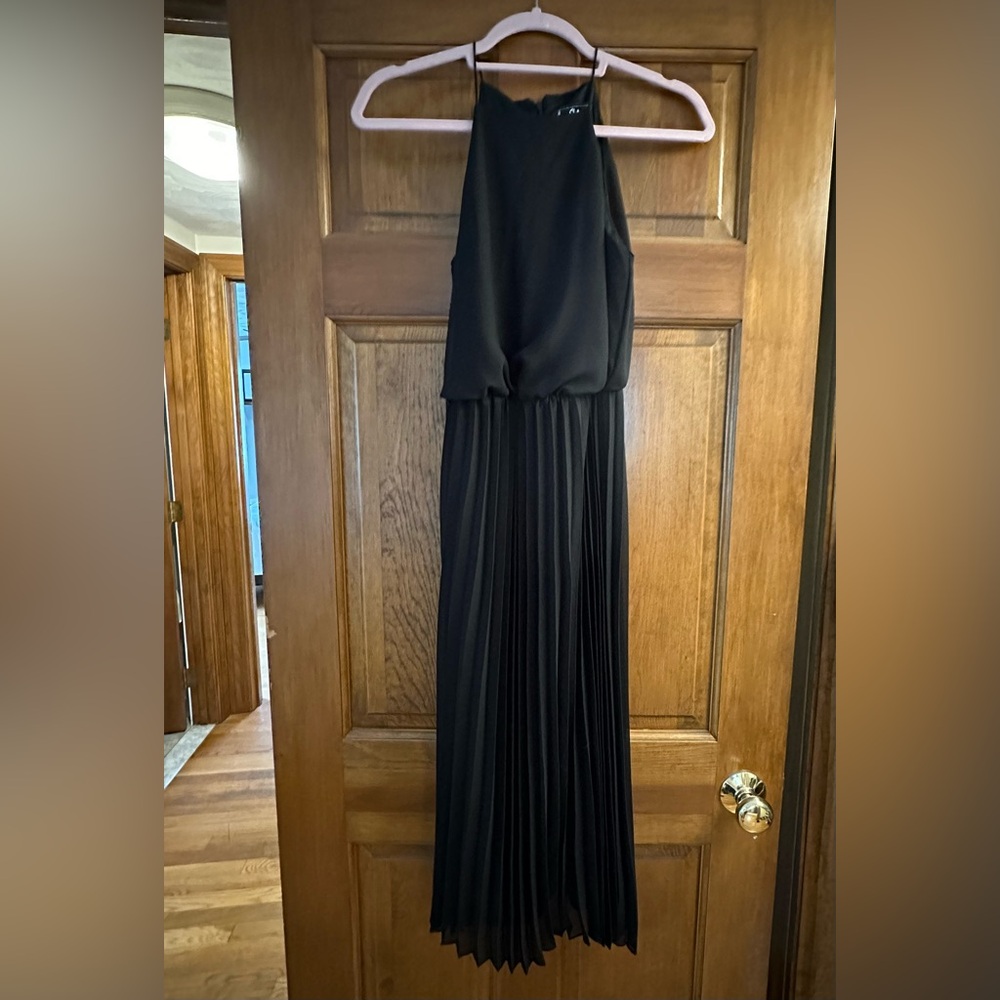 Sam Edelman Pleated Black Dress